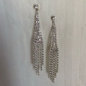 Diamond Dangling Earrings
